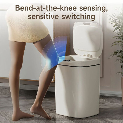 Advanced Intelligent Sensor Trash Can - Automatic Lid Opening, Odor-Sealing Garbage B