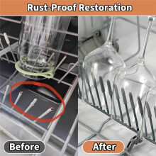 100Pack Dishwasher Rack Caps,Dishwasher Rack Repair Coating,As the Dishwasher Cover for Rack Prevents Rust