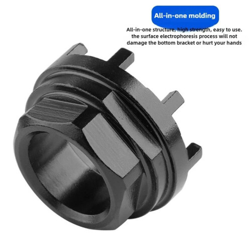 Eight Teeth Tool Bicycle Drive-Side Bottom Bracket Cups Install E-Bike Chainring Lockring Removal Sleeve 1