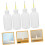 15pcs Pottery Applicator Bottles Precision Tip Plastic Squeeze Bottles for Glaze Paint and DIY for Accurate Application 7