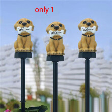 Puppy Solar Lawn Garden Ambience Lamp Outdoor Courtyard Ground-Inserted Landscape Decorative Lamp