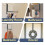 Over the Door Hooks Hanger 2 Pack,Adjustable over the Door Drying Rack for Laundry,Foldable Drying over Door Towel Racks 4