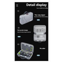 STARTRC Carrying Case for X4 Sport Camera Accessories Storage Case PU All-in-One Travel Portable Shoulder Bag Handbag