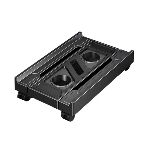 Adjustable Mobile PC Tower Stand Telescopic CPU Holder Desktop Computer Cart 1
