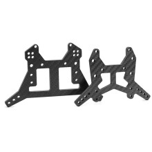 RC Car Upgrade Carbon Fiber Front and Rear Bracket Kit for 1/8 6S Kraton Outsast RC Car Accessories