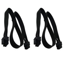 2X CPU 8 Pin Male to CPU 8 Pin (4+4) Male EPS-12V Motherboard Power Adapter Cable for Modular Power Supply(60cm)
