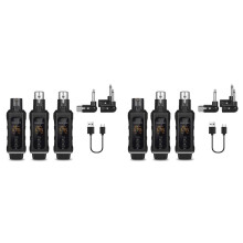 2X New 48V Capacitor XLR Adapter Wireless Microphone Transmitter Receiver for Dynamic Microphone Guitar Audio Mixer