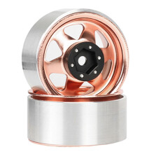 4pcs 1.9" Beadlock Negative Offset -8.9mm Wheel Rim Hub for 1/10 RC Car Gen8 VS4-10 Redcat SCX10 90047 TF2 D110 Grey