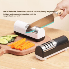 2Stage Electric Knives Sharpener,Precision Fast, Fine&Crude Sharpening, Sleek Design,Professional Kitchen Knives