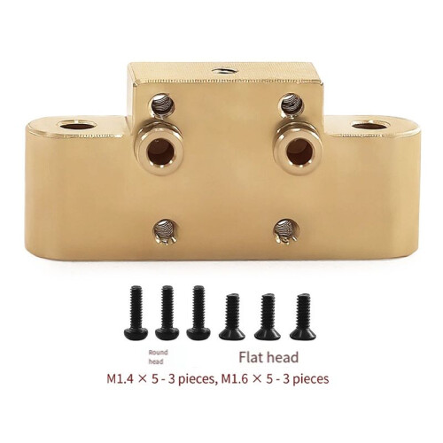 RC Car Upgrade Brass Front Lower Arm Code Kit for Losi 1:24 Micro-B/1:28 Micro-T RC Car Accessories 1