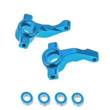 RC Car Upgrade Aluminum Alloy Front Steering Cup Kit for 1/10 Fighter NXGEN DT04 RC Car Accessories
