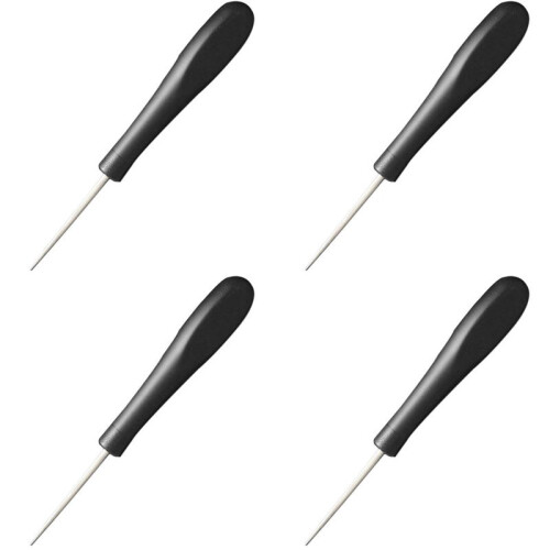 4Pc Badminton/Tennis Racket Stringing Tools Parts -Straight Awl- Stringing Tools Pass Through A Grommet Black