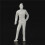 1:50 White Figures Architectural Model Human Scale HO Model Plastic Peoples,100 Pieces 1
