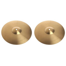 2Stück 12-Zoll-Kupferbecken, Metallbecken, Trommelbecken und Schlagzeug-Percussion-Instrumente für Spieler