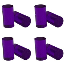 8 Stück Bunte Acryl-Pool-Queue-Ferrulen, Runde Billard-Jump- und Break-Queue-Ferrulen, Außendurchmesser 15 mm X Länge 28 mm, Billardzubehör C