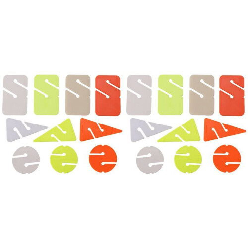 20PCS Cave Wreck Diving  Technical Diving Triangle  Markers Guide Rope for Scuba Diving Luminous Light