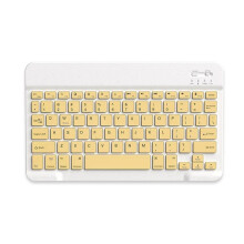 10 Inch Rechargeable Keyboard Ultra-Thin Portable Keyboard for , IOS, Android, Windows Devices C