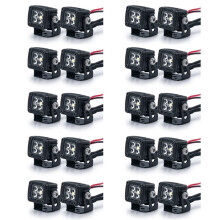 10X Gewijzigde Koplampen Spotlights Car Top Lights Bumper Lights voor AXIAL SCX10 TRX4 TRX6 1/10 RC Crawler Car,A