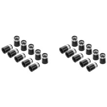 20 Stuks  Sleeve Ferrule voor  Irons Tip Maat 0.370 Plastic  Ferrules Club Shafts Accessoires, Zilver