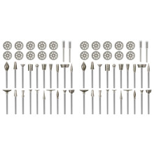 40X Grinding Stone Burr Set, Rotary Tool Grinding Cutting Wheel Stone Glass Tile Jewelry Engraving Rock Masonry 1/8 Inch