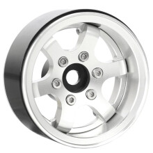 4 St 1,55" 1,55" Offset Justerbara Metallfälg 5-Ekrad Fälg för RC 1/10 D90 TF2 för CC01 LC70 MST Brons
