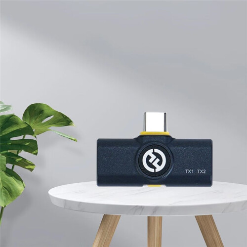 Wireless Lavalier Microphone Accessories Type-C Receiver with Charging Case for Hollyland Lark M2 1