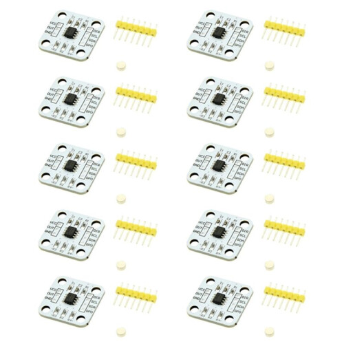 AS5600 Magnetic Encoder 3.3V 12bit High Precision Magnetic Induction Angle Measurement Sensor Module 10Set 1