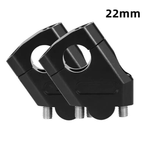 1 Pair Motorcycle Universal Handlebar Riser Bar Mount Handle Clamp Universal 22mm for 1