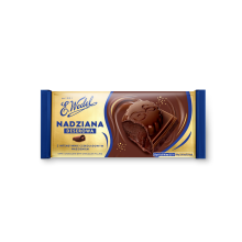 E. Wedel Czekolada deserowa z czekoladowym nadzieniem 100g