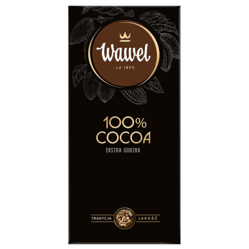 Wawel 100% cocoa Extra gorzka 80g