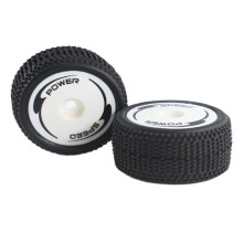 For 244016-3368 1:24 Scale RC Car Rear Tire Set Wheel Rim Tires Replacement Parts