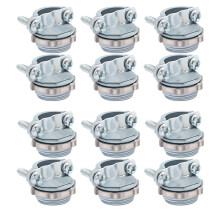 12 Pack 1/2 Inch Clamp Type Cable Connectors, Zinc Alloy Wire Clamps for NM Cables, Electric Wires, Metallic Conduit