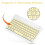 10 Inch Rechargeable  Keyboard Ultra-Thin Portable  Keyboard for , IOS, Android, Windows Devices C 3