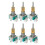 7pcs EC11EBB24C03 Dual Axis Encoder with  30 Positioning Number 15 Pulse Point Handle 25mm 2