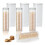 6 Pcs Plastic Cracker Container Saltine Cracker Storage Keeper Plastic Cookie Holder Stay Fresh Round and Square 1