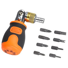8in1 Ratchet Screwdriver Precision Multi Tools Magnetic Bits Household Multi-Purpose Pocket Portable Screw Driver