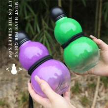 Chinese Retro-Inspired Gourd Style Water Bottle 800ML Gourd Water Bottle Large Gourd Travel Water Bottle for Gym