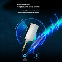 Sax Trumpet Trombone Wireless Microphone Instrument Pickup Receiver Transmitter Amplifier Recording Performance