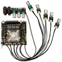 ZK-DAM L1 Digitale Eindversterker Board Stereo 2X220W&350W Subwoofer Versterker Module met Afgeschermde Draad A