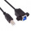 USB 3.0 Type-B Female to USB2.0 Type-B Male Cable Extension 5Gbps for Disk SSD Camera Data 30cm 4