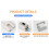 Sewing Machine Light U Shape Industrial Lighting Lamp Magnetic Working Light for Drill Presses Workbenches EU Plug 6