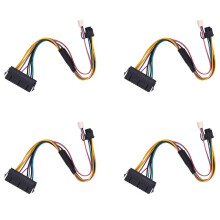 4X ATX PSU Power Supply Cable PCIe 6 Pin to ATX 24 Pin Power Supply Cable 24P to 6P for 600 G1 600G1 800G1 Mainboard
