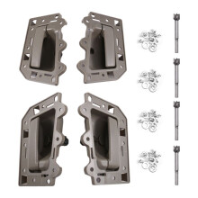 4 Pezzi/Set Maniglia Interna per  Grand Cherokee 05-2011 LHD 1JV471J3AA 1JV461J3AA 5HR411J3AK 5HR421J3AK Cachi