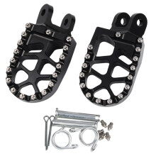 Pedane Poggiapiedi In Lega di Alluminio per Moto da per KLX250 KLX250R KLX250S KLX650 1994-2020 Nere