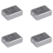 4X FJGEAR USB 2.0 Auto Sharing 2 Port HUB Adapter Switcher for 2 PC Printer USB Devices Support Windows