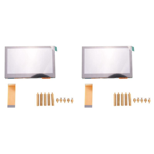 2X Waveshare ÉCran LCD 4.3 Pouces  pour Raspberry Pi 4B/3B +/3A +/3B/2B/B +/A + Moniteur à ÉCran Tactile Capacitif IPS 800X480