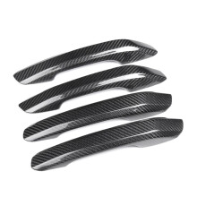 Maniglia per Portiera Auto In Fibra di Carbonio per  A4L B9 A5 Q5L 2017-2021 Maniglia Esterna per Portiera Auto Accessori Senza Foro per Sensore