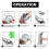 3X Automatic Soap Dispenser Touchless 400Ml,Automatic Sensor Soap Dispenser,Dish Soap Dispenser for Kitchen 6