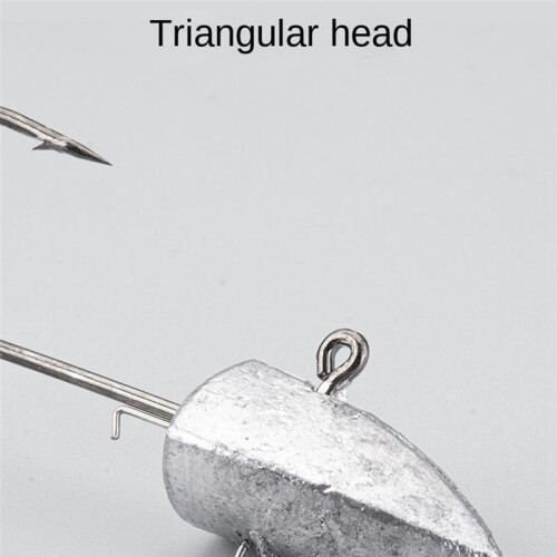 Arrows Three-Edged Lead Hook Barb Anti-Fall Barb Primary Color Lead Hook Fishing Hook 5g 2