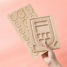 DIY Bead Tool Jewelry Design Tray Solid Wood Jewelry Display Tray Storage Bead Tray Bamboo and Wood B